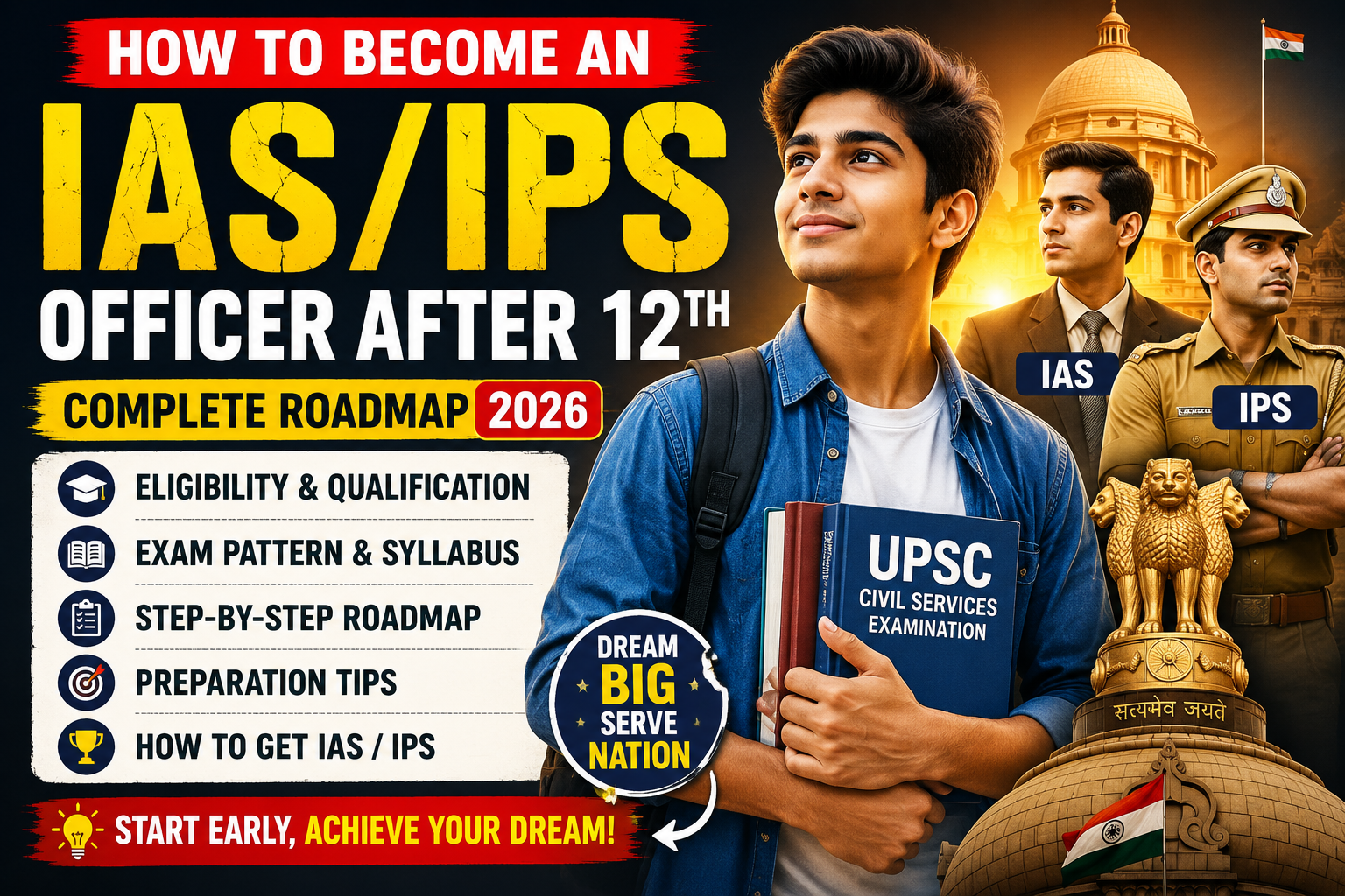 How to Become an IASIPS Officer After Passing the 12th Class